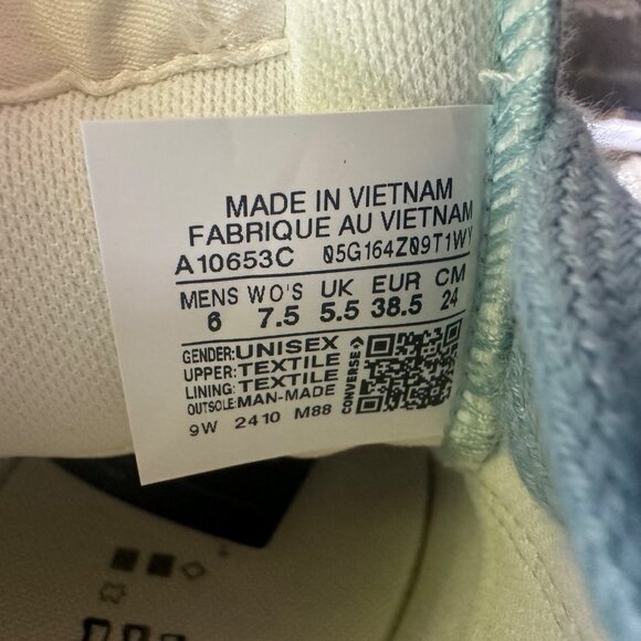 ⭐Converse Chuck Taylor All Star Cruise Sz 6 Men's Shoes Sneakers Teal A10653C - Picture 9 of 11